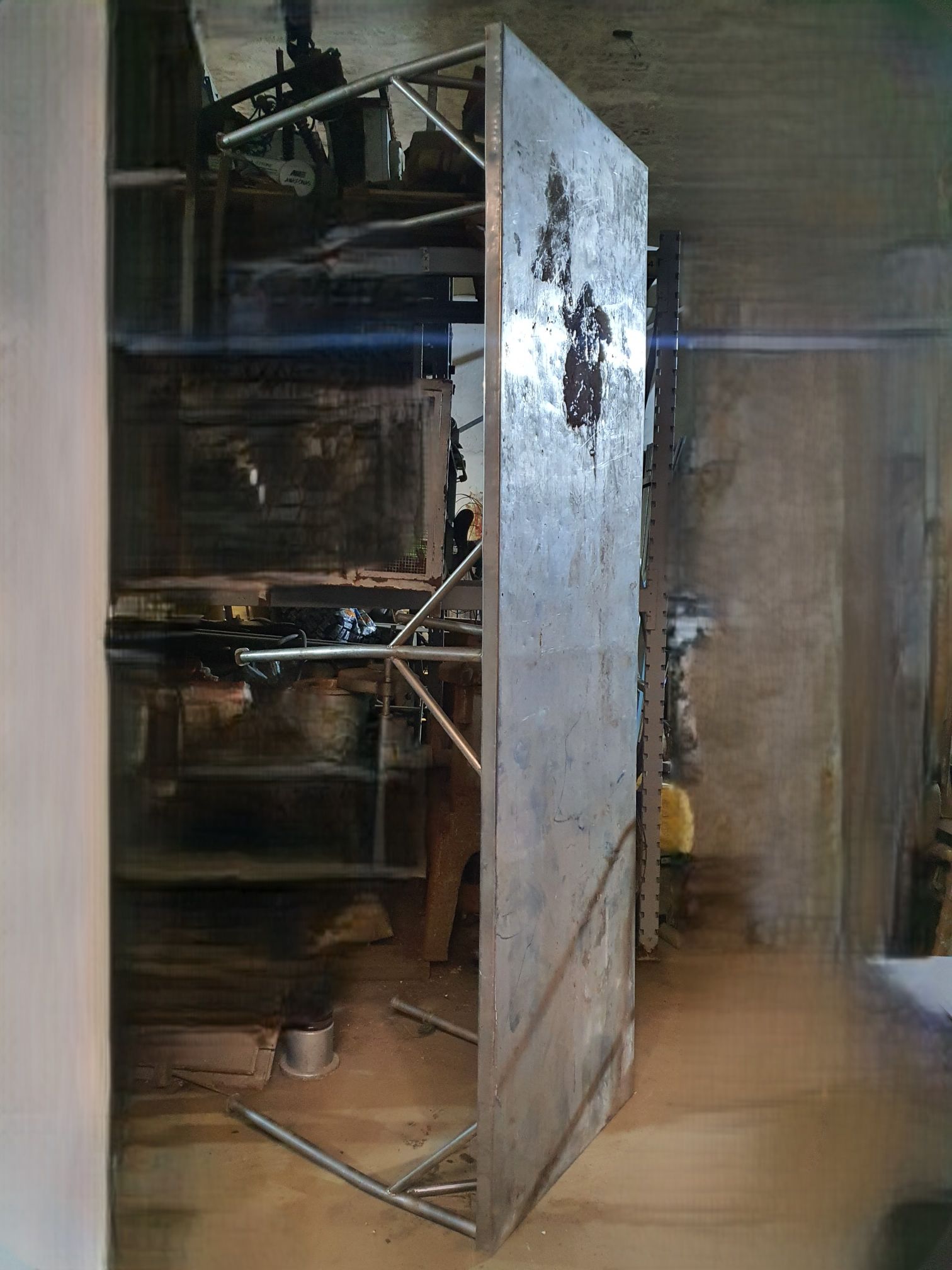 Bancada de Inox Grande Usada 2,90m x 90cm x 93cm