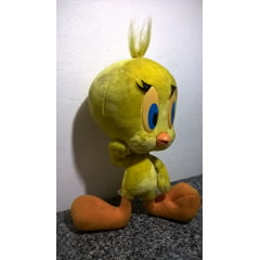 Boneco Desenho Piu Piu Passarinho de Pelúcia Looney Tunes Usado