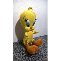 Boneco Desenho Piu Piu Passarinho de Pelúcia Pequeno Looney Tunes Usado