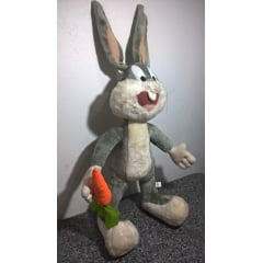 Pernalonga Coelho Looney Tunes Bichinho de Pelucia Articulável Usado