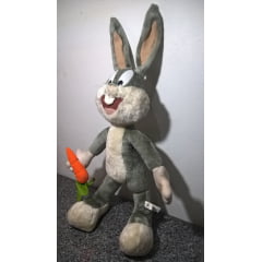 Pernalonga Coelho Looney Tunes Bichinho de Pelucia Articulável Usado