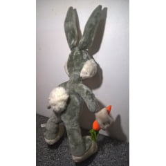 Pernalonga Coelho Looney Tunes Bichinho de Pelucia Articulável Usado