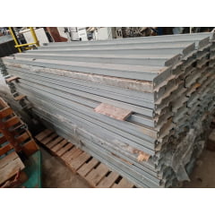 Lote Porta Pallet Pallets Palete Paletes 280m 100 Montantes 600 Longarinas Usado