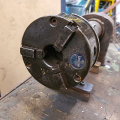 Mini Torno Caseiro Com Bancada Usado