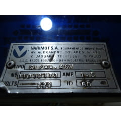 Controle para variador de velocidade eletromagnetico 4cv 220v Varimot Ci-A/A Usado