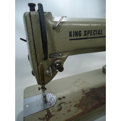 Maquina de costura industrial reta king special 350-2 usada