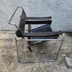 Poltrona Wassily Original Assinada bauhaus marcel breuer Antiga