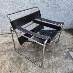 Poltrona Wassily Original Assinada bauhaus marcel breuer Antiga