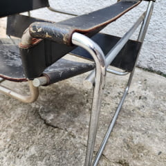 Poltrona Wassily Original Assinada bauhaus marcel breuer Antiga
