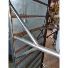 Bancada de Inox Grande Usada 2,90m x 90cm x 93cm